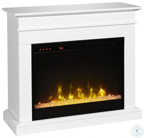 Jasmine White Electric Fireplace Mantel From Dimplex Coleman