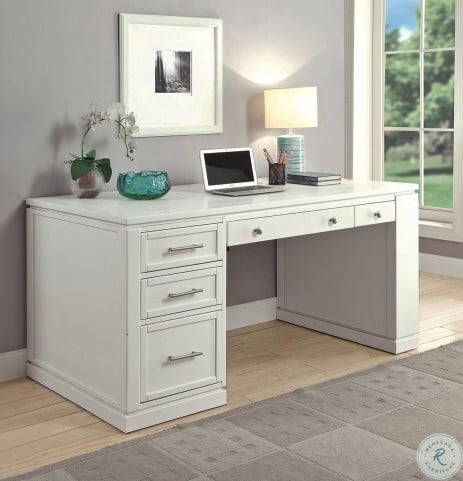 Catalina Cottage White 2 Piece 60 Writing Desk From Parker House