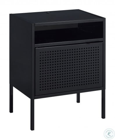 Gemma Black Nightstand With Usb Port From Picket House Furnishings Coleman Furniture