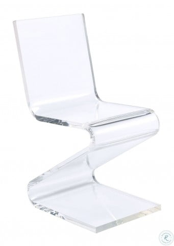 Peek Clear Acrylic Z Chair From Elements Furniture Coleman Furniture
