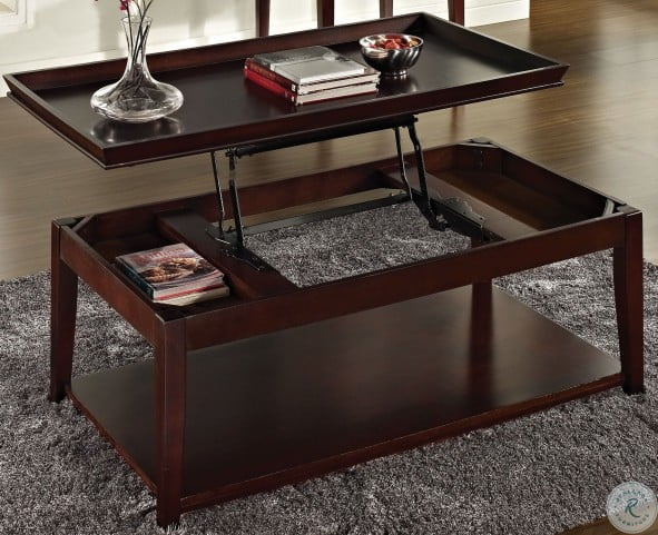 Clemson Lift Top Cocktail Table With Casters From Steve Silver Cl900c Coleman Furniture