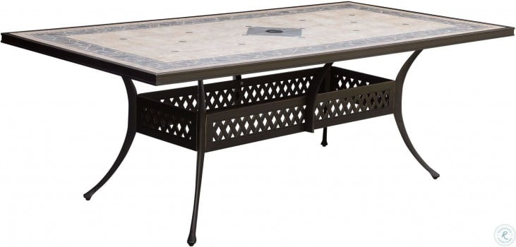 Charissa Antique Black Outdoor Patio Dining Table From Furniture Of America Coleman Furniture