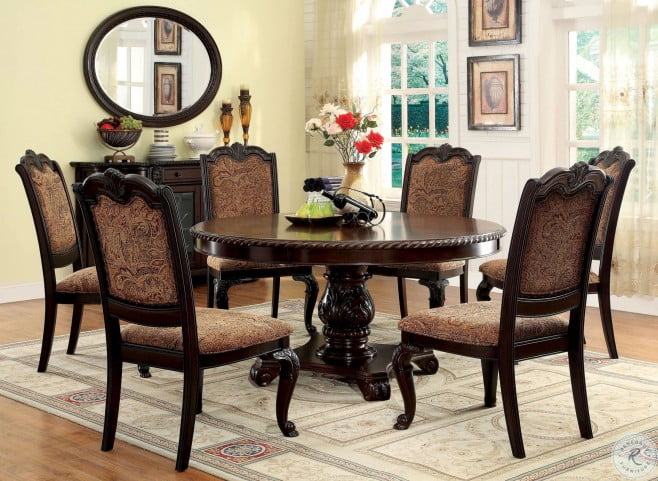 round pedestal dining room table