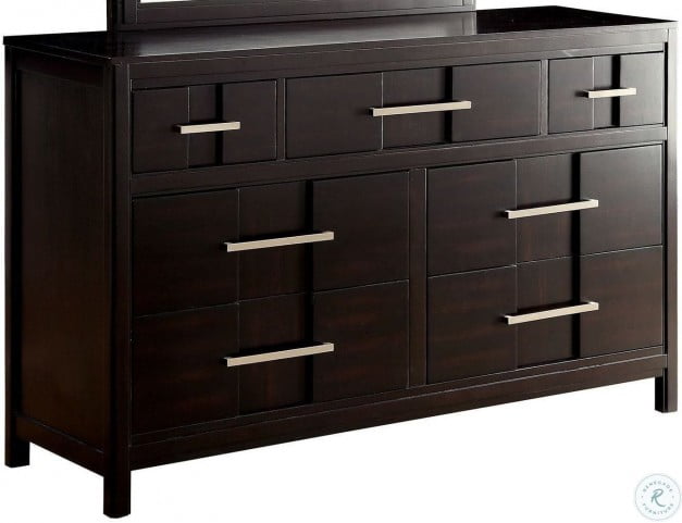 Berenice Espresso Dresser From Furniture Of America Coleman Furniture