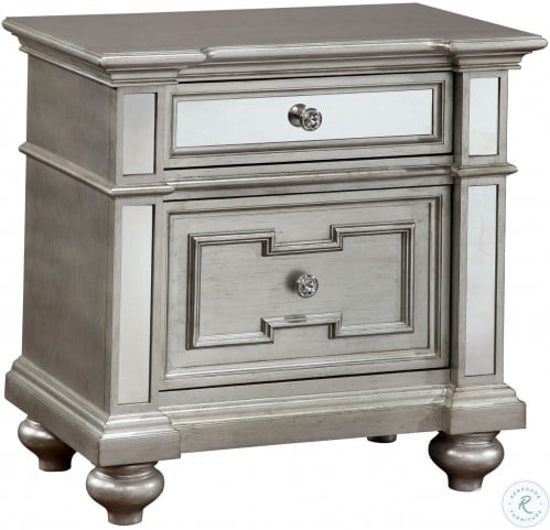 Salamanca Silver Nightstand From Furniture Of America Coleman Furniture