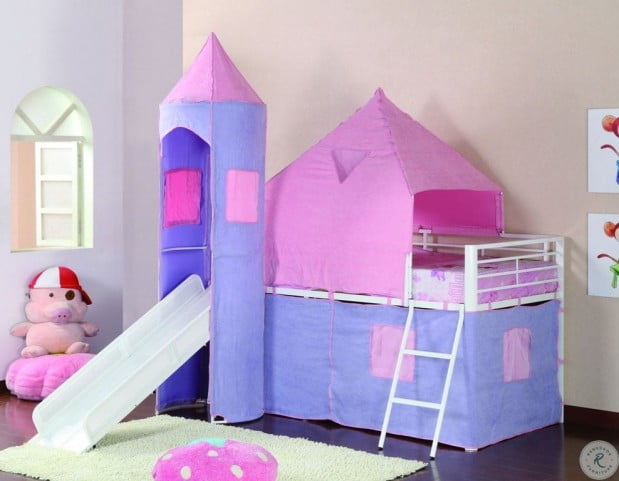 bunk bed castle tent