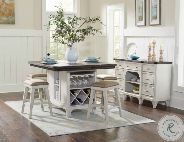 Mystic Cay Weathered Kitchen Island from Avalon Furniture