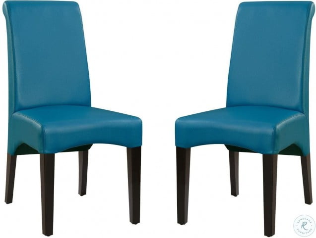 Briar Ii Teal Upholstered Dining Chair Set Of 2 From Wallace Bay Home Coleman Furniture