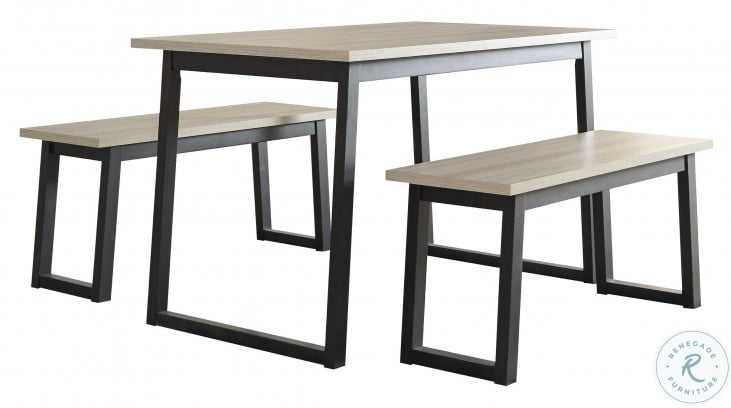 Waylowe Two tone 3 Piece Dining Table Set from Ashley ...