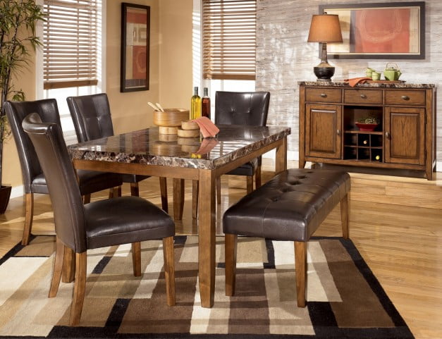 Lacey Upholstered Large Dining Bench From Ashley D328 00 Coleman Furniture
