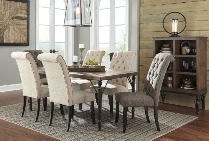 Tripton Dining Upholstered Side Chair Set Of 2 From Ashley D530 01 Coleman Furniture