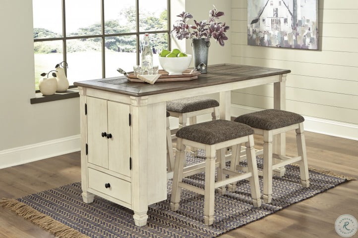 Bolanburg Two Tone Counter Height Bar Stool Set of 2 from ... (722 x 481 Pixel)