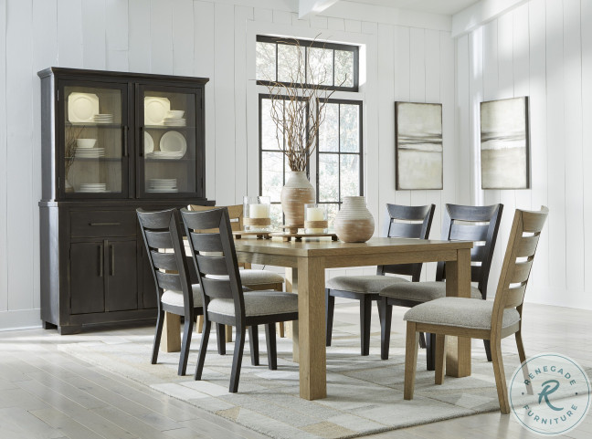 Galliden Rustic Oak Extendable Dining Room Set from Ashley Furniture ...