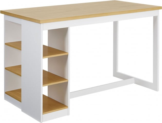 Christy Oak And White Storage Counter Height Dining Table From Progressive Furniture Coleman Furniture
