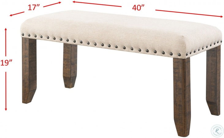 Dex Cream Upholstered Bench From Elements Furniture Coleman Furniture
