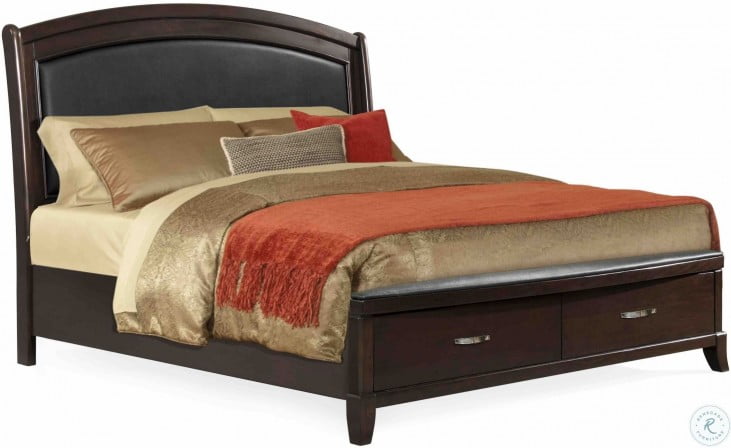 Elaine Espresso Platform Storage Bedroom Set From Elements Furniture Coleman Furniture