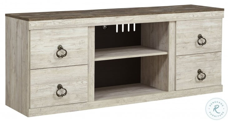 Willowton Whitewash 60 Tv Stand From Ashley Coleman Furniture