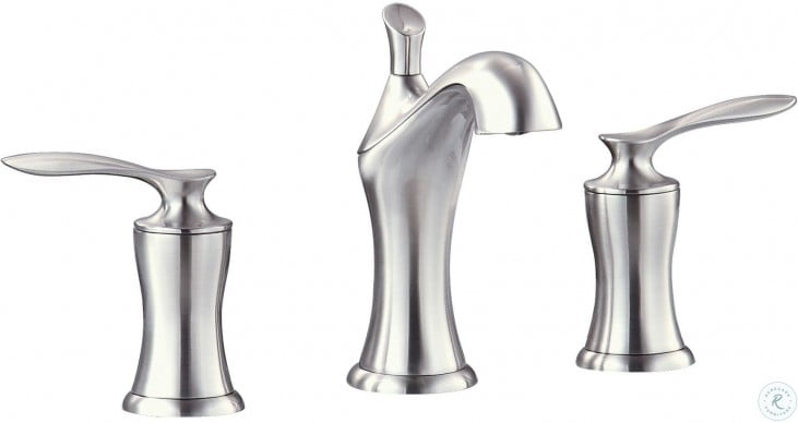 Fontaine Brushed Nickel 8 Widespread 2 Handle Bath Faucet From