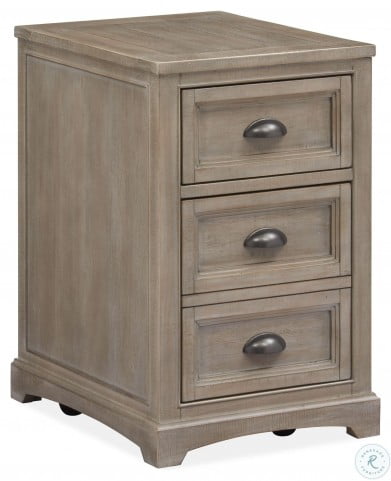Paxton Place Dovetail Grey Wood Mobile File Cabinet From Magnussen Home Coleman Furniture