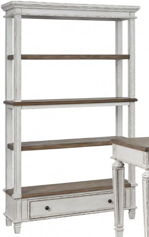 Realyn White And Brown Bookcase From Ashley Coleman Furniture