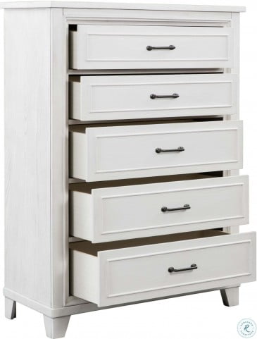 Montauk Weathered White Panel Bedroom Set from Coleman Furniture