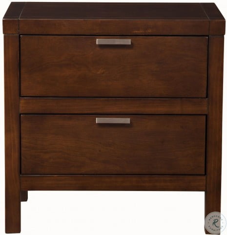 Carmel Cappuccino 2 Drawer Nightstand From Alpine Coleman Furniture