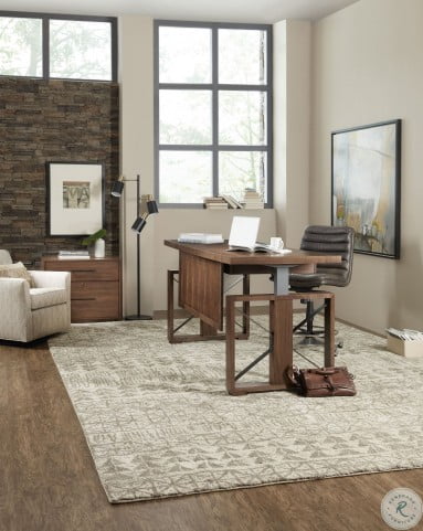 Elon Brown Lift Desk From Hooker Coleman Furniture