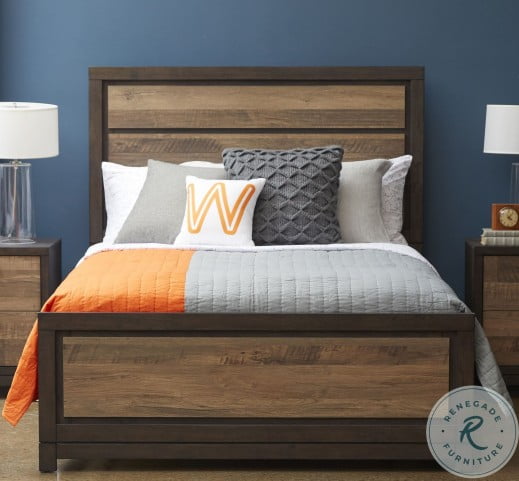 Harrison Brown Twin Panel Bed With Trundle Storage From Samuel Lawrence Coleman Furniture