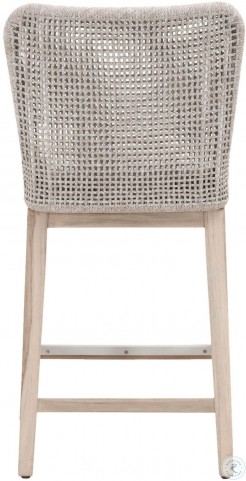 Wicker Taupe & White Mesh Outdoor Counter Stool from ... (246 x 481 Pixel)