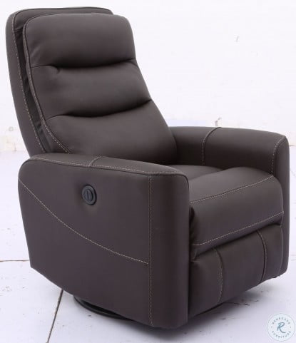 Hercules Chocolate Swivel Power Recliner From Parker Living Coleman Furniture