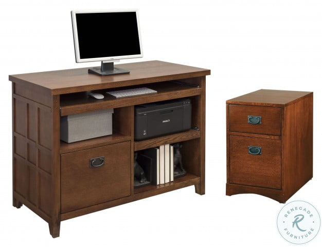 Mission Pasadena Brown Internet Home Office Set From Martin Furniture Coleman Furniture