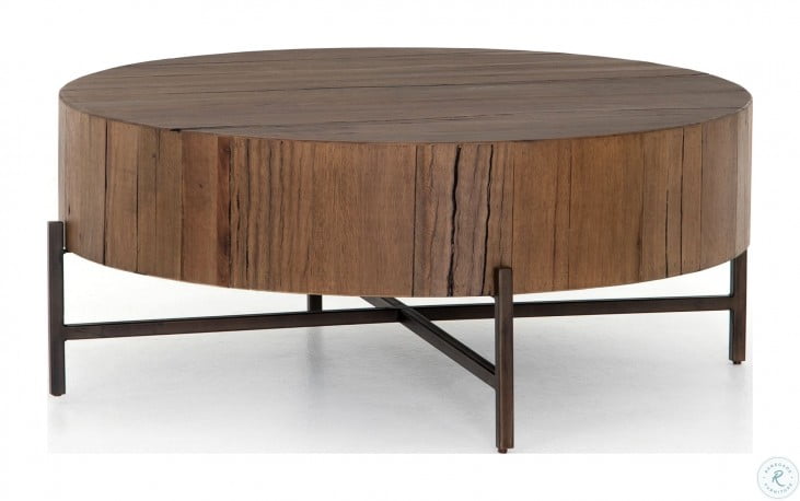 Bowery Natural Brown Tinsley Coffee Table From Fourhands Coleman Furniture