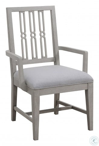 The Art Of Dining Grey Birch Wood Arm Chair Set Of 2 From Pulaski Coleman Furniture
