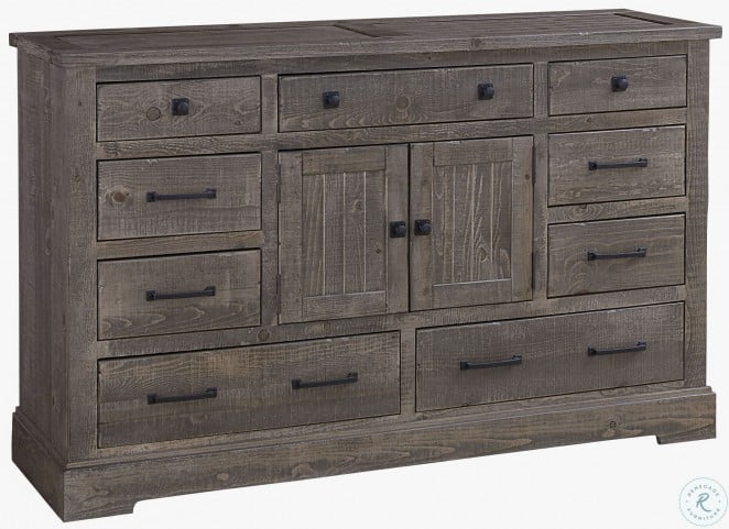 Meadow Weathered Gray Door Dresser From Progressive Furniture Coleman Furniture
