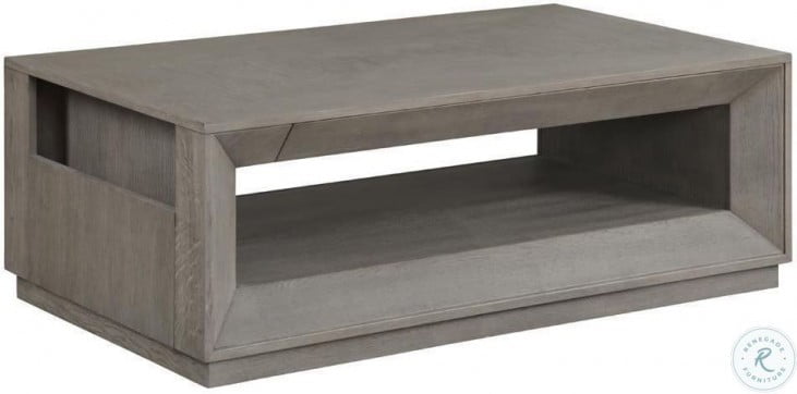 Pure Modern Soft Moonstone Cocktail Table From Parker House Coleman Furniture