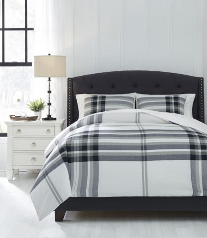 Stayner Black And Gray King Comforter Set From Ashley Coleman