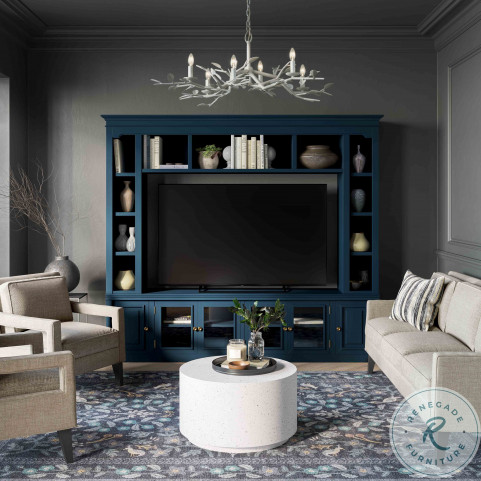 Virginia Blue Entertainment Center for TVs up to 75" From Coleman ...