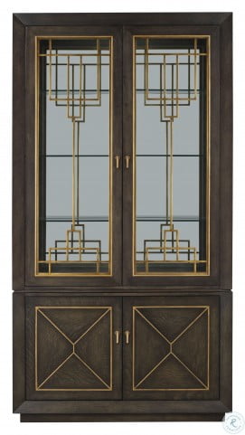 Woodwright Brown Kudlac Curio From Art Coleman Furniture