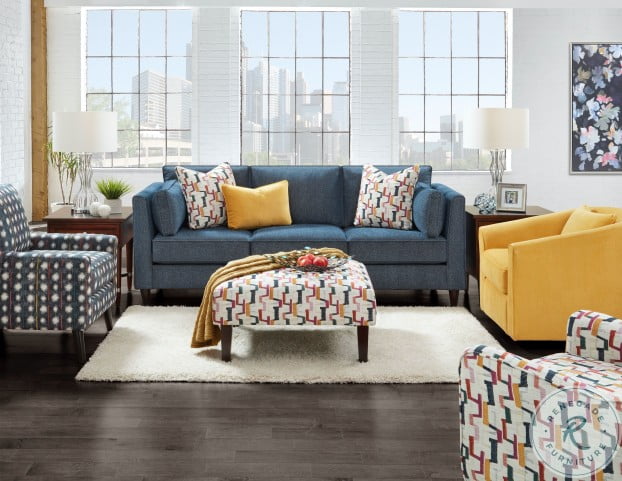 Theron Indigo Accent Chair From Southern Home Furnishings Coleman Furniture