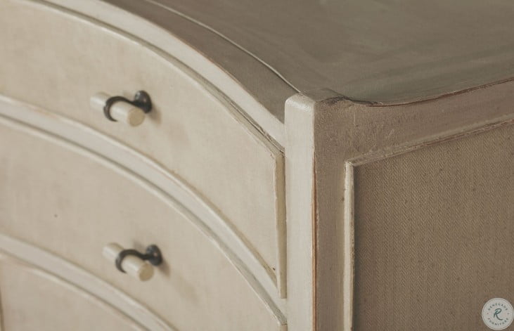 Janice Aged Ivory Wood Chest From Gabby Coleman Furniture