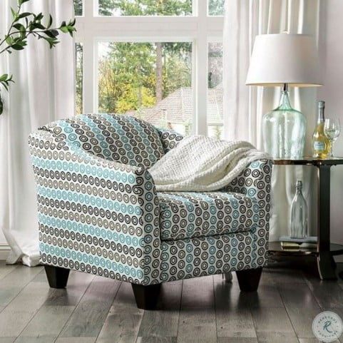 River Turquoise Chair From Furniture Of America Coleman Furniture