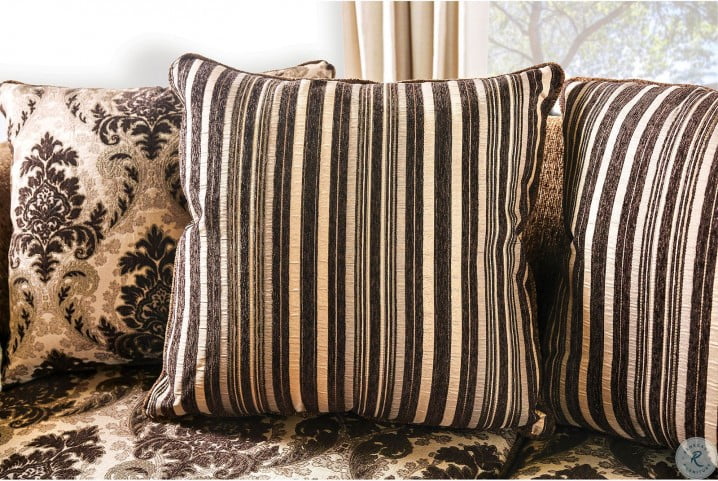 Tilde Brown And Dark Walnut Living Room Set from Furniture of America