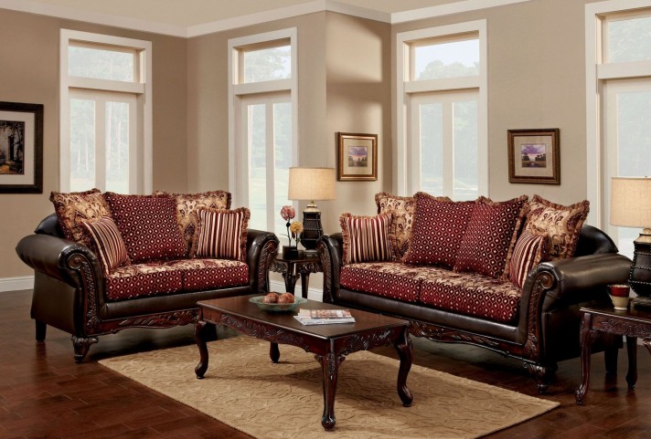 Ellis Brown and Burgundy Sofa from Furniture of America ... 17 best images about deep wine/burgundy decor on pinterest stirred and styled: