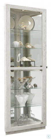 Antique White Corner Curio Cabinet From Pulaski Coleman Furniture