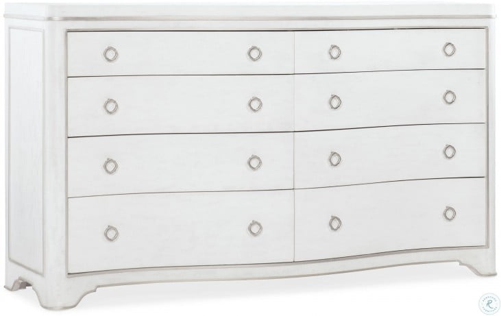 Modern Romance White 8 Drawer Dresser From Hooker Coleman Furniture