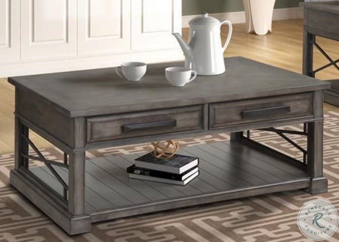 Sundance Smokey Gray Cocktail Table From Parker House Coleman Furniture