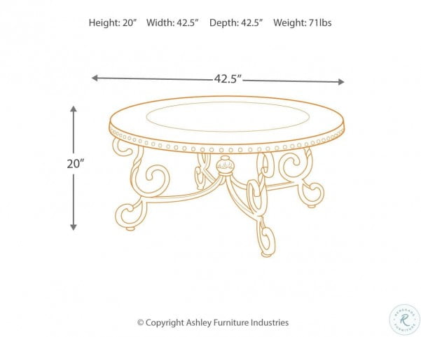 Rafferty Coffee Table From Ashley T382 8 Coleman Furniture