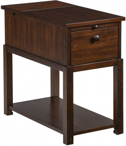 Chairsides II Dark Birch Drawer Chairside Table from ... Looks and works great for me.
