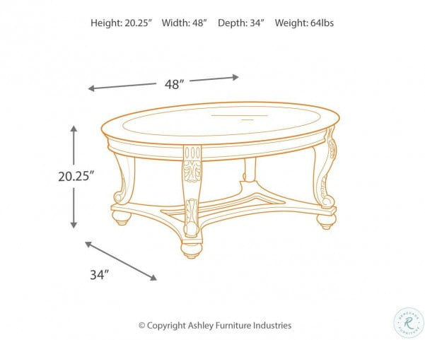 Norcastle Coffee Table From Ashley T499 0 Coleman Furniture