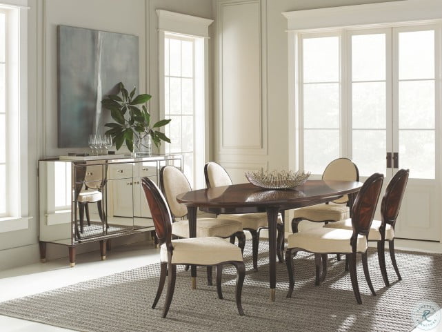 Caracole Classic Mahogany Oval Extendable Dining Table From Caracole Coleman Furniture